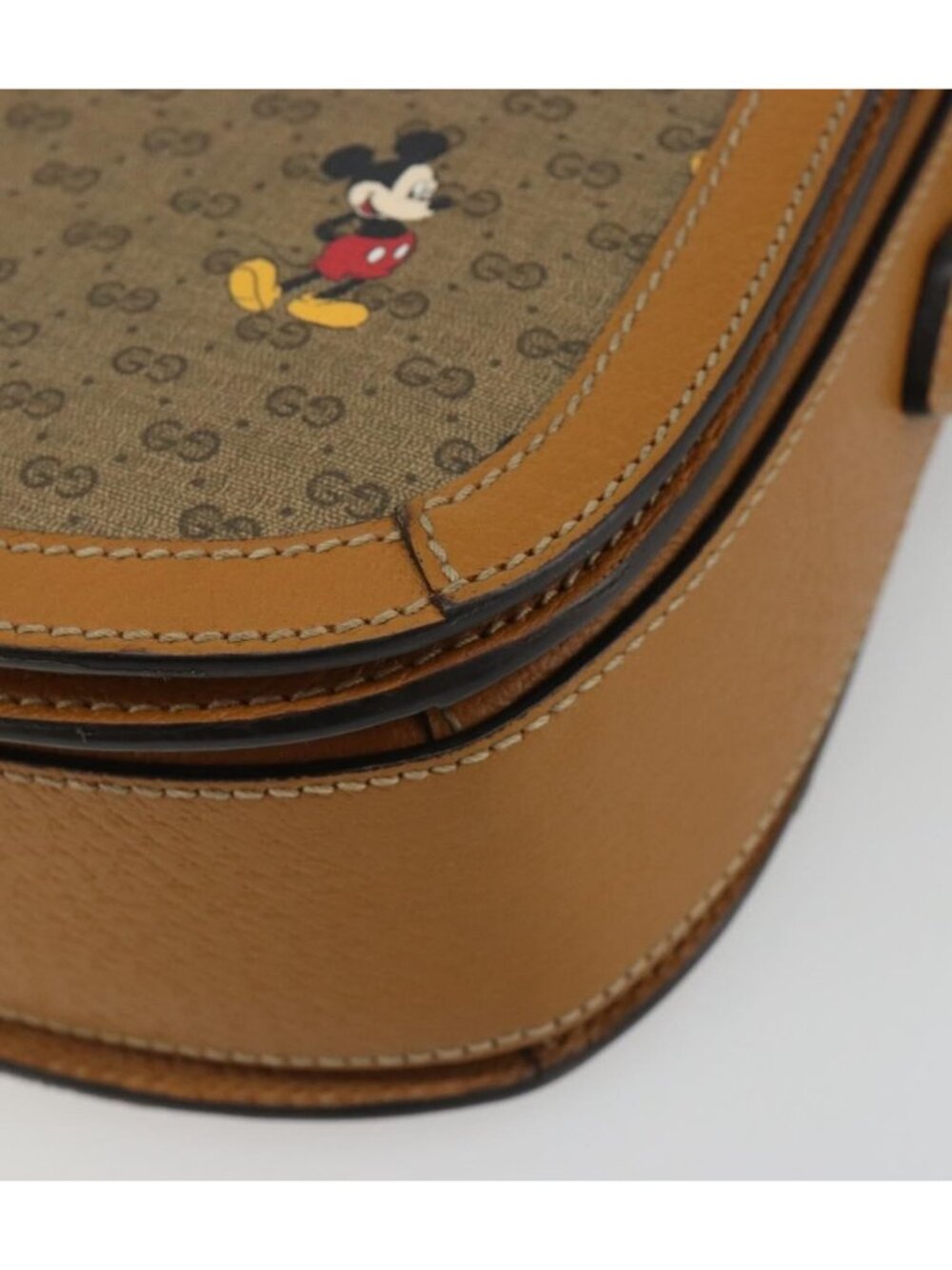 GUCCI Micro GG Supreme GUCCIxDisney Bag PVC Beige Gold 602694 - Picture 6 of 16